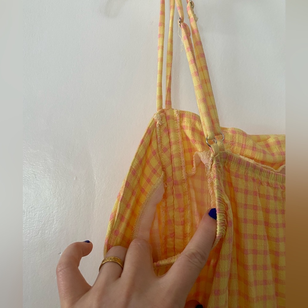 Wild Fable Pink and Yellow Plaid Dress - Picture 6 of 6